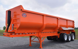 Steel End Dump trailer from CTS